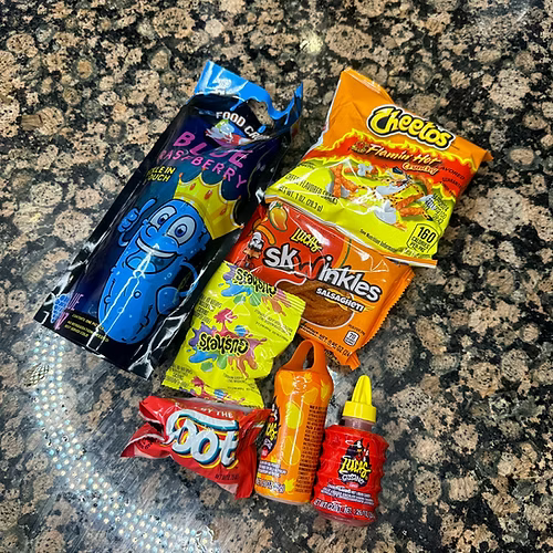 Blue Raspberry Pickle Kit (Mango / Hot Cheetos)